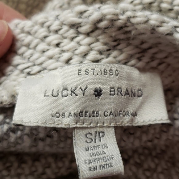 Lucky Brand Crew Neck Pullover Sweater  Sz S - Picture 9 of 9